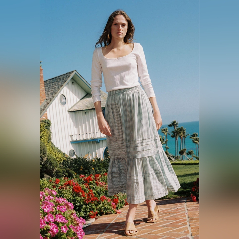 Christy Dawn Gabrielle Skirt Bleu Picnic